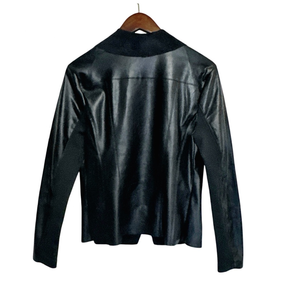 Bianco by Bailando Black Open Moto Jacket | Size L | NWT - Picture 6 of 14